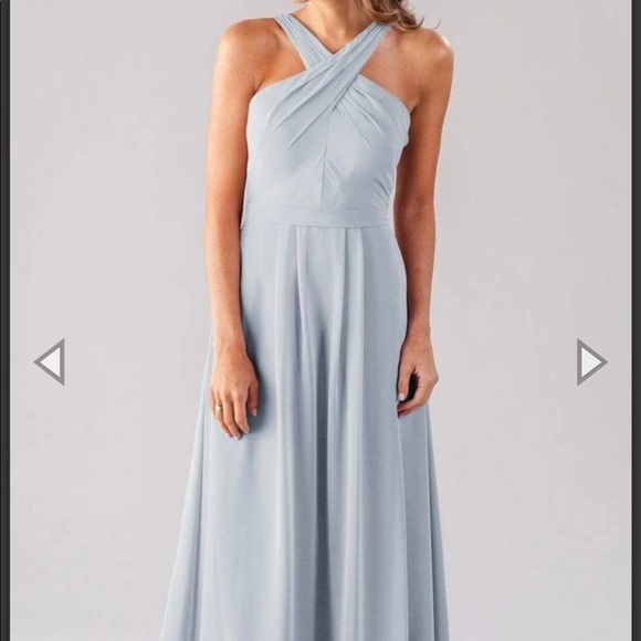 Kennedy Blue | Dresses | Kennedy Blue Elena Bridesmaid Dress In Fog |  Poshmark